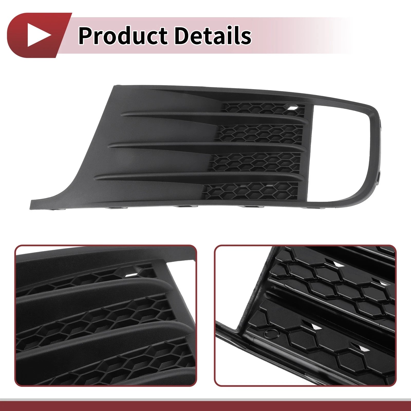 1 Pc Fog Light Grill for Volkswagen Jetta (2012–2014) No. 5C6853665C