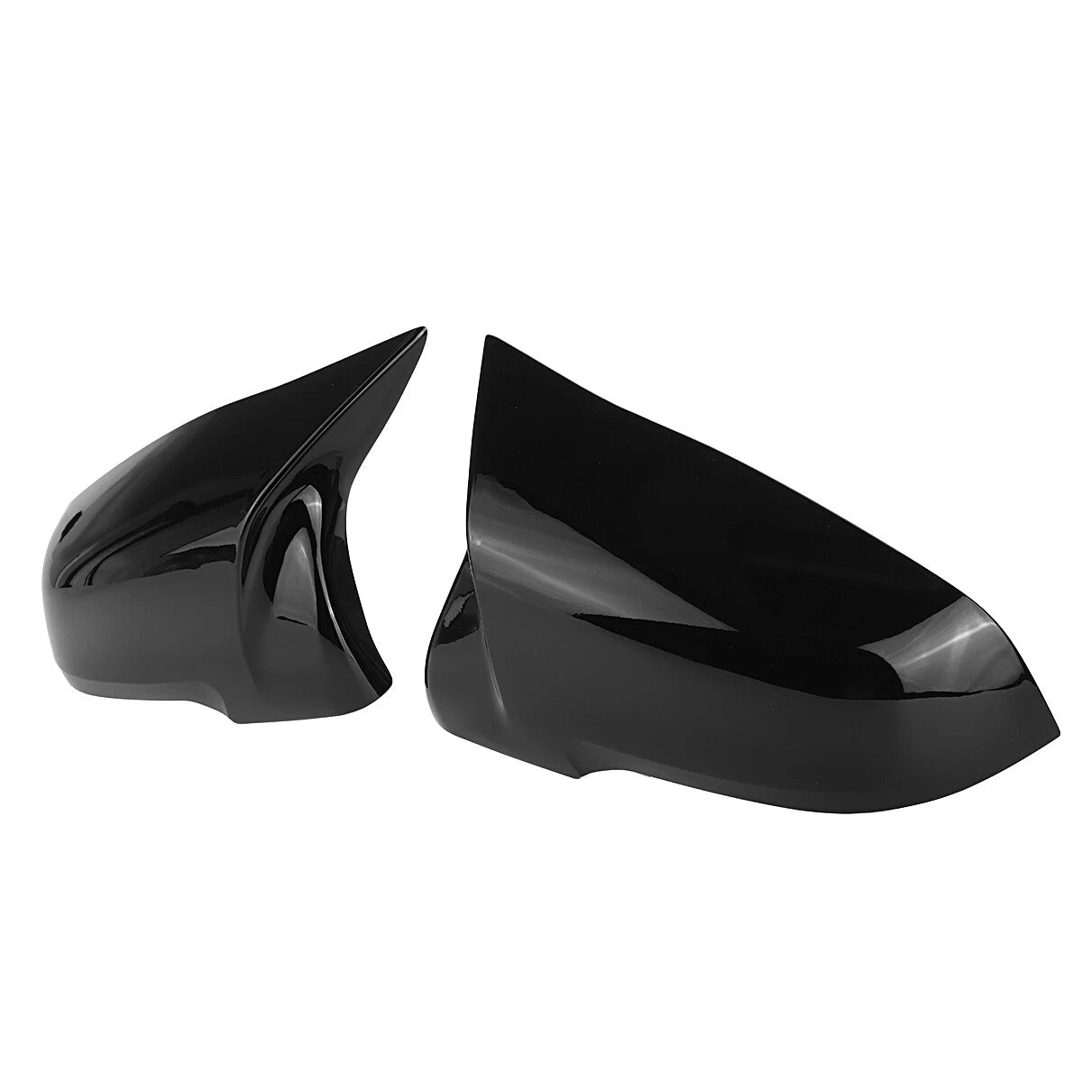 Gloss Black Side Mirror Cover Cap Replacement Pair for Toyota Supra (2019–2023)