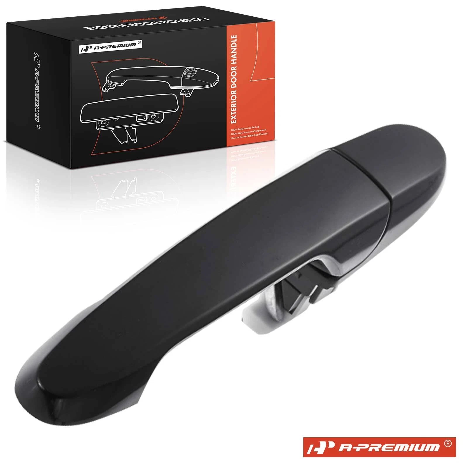 Rear Left Black Exterior Door Handle for Chevy Cobalt Pontiac G5 (2005–2010)