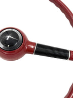 Steering Wheel Replacement for 1940 Ford Deluxe 16 Inch Red Black 3-Hole