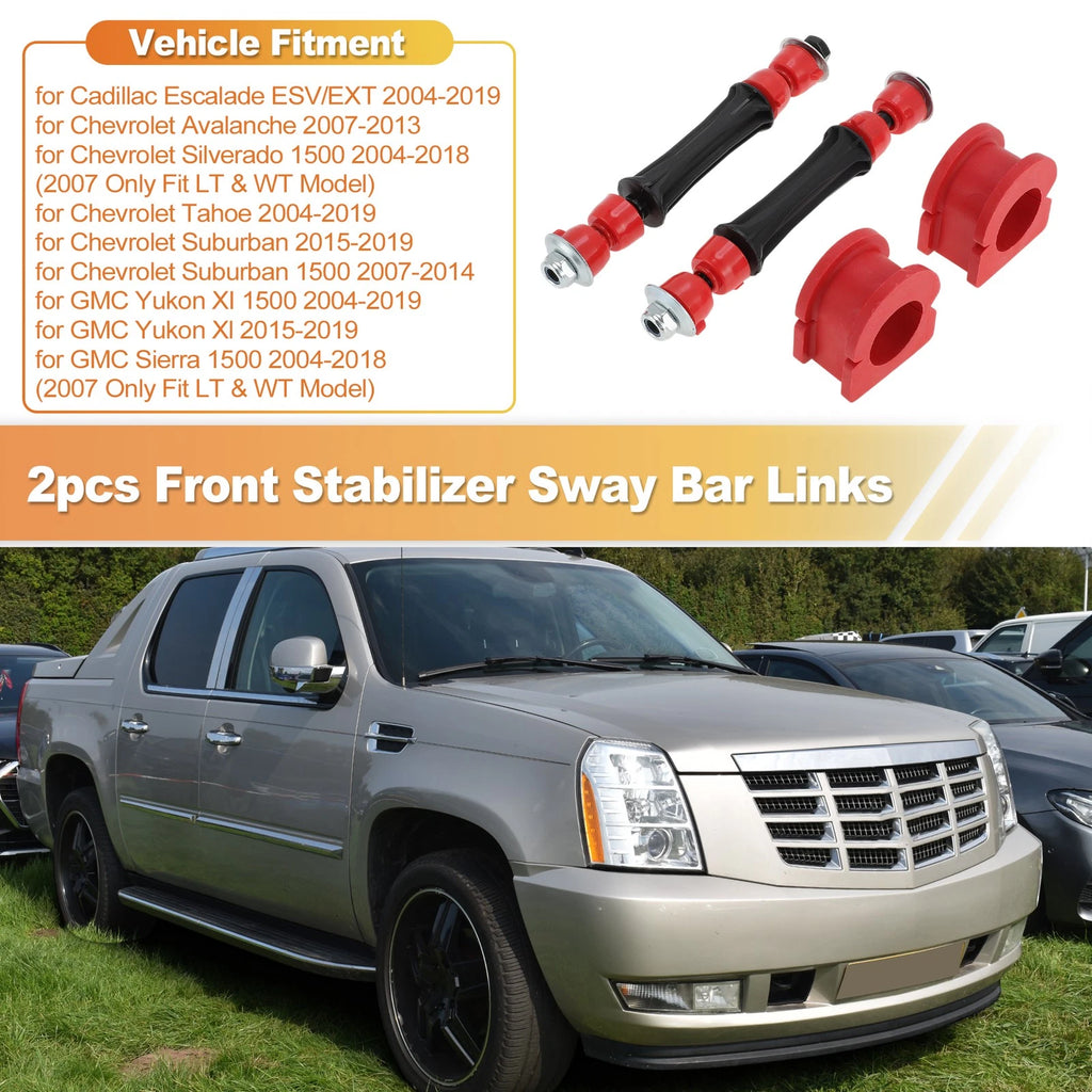 Front Sway Bar Links Bushing for Chevy Silverado GMC Sierra (K700538/K200222)