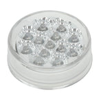 4X 2.5" Red Amber 13 LED Clear Lens Side Marker Lights for Trailer