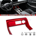 Sporty Red Console Cigarette Lighter Cover Trim for Honda Civic (2022–2025)