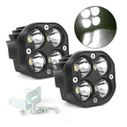 2Pcs LED Cube Pods Work Light for Offroad Vehicles (Universal)