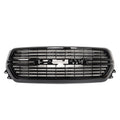 Front Upper Grille Replacement Set for Dodge Ram 1500 (2019–2023) Gloss Black