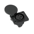 ABS Plastic Shell XLR 3-pin Socket Charging Port for Auto Make Model