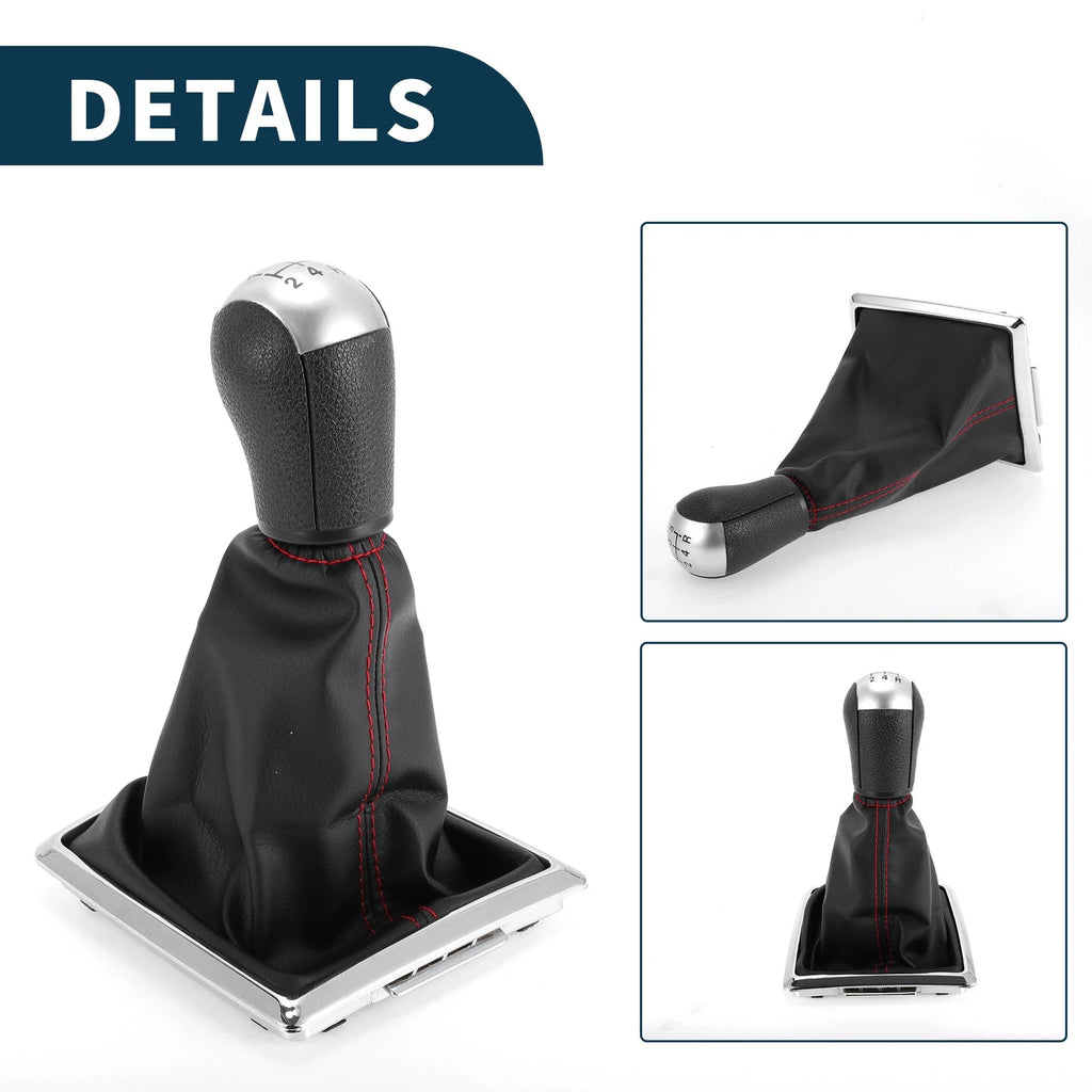 5 Speed Manual Gear Shifter Knob with Cover for Ford Focus (2004–2008)