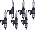 6PCS Fuel Injector for John Deere 8350 (2015–2023) 095000-6482 RE529149 RE546776 RE528407