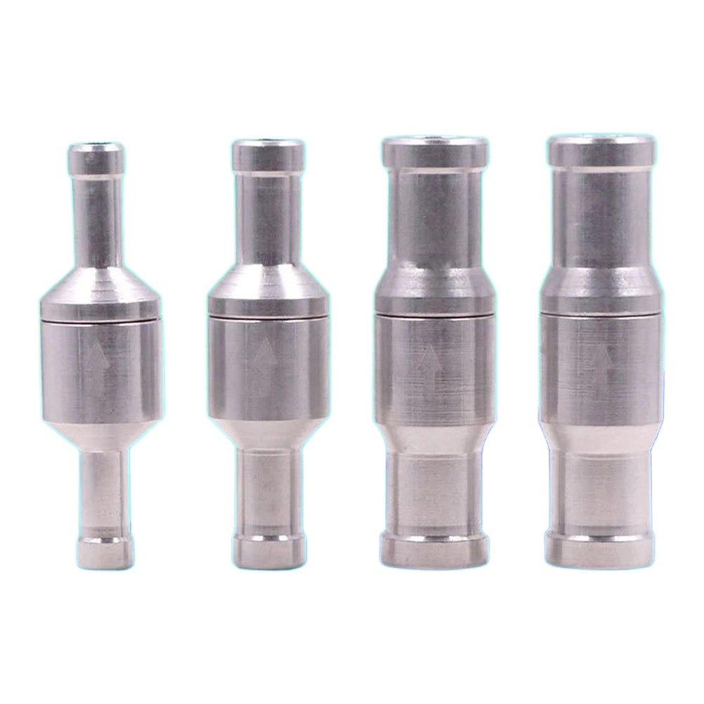 Aluminum Fuel Check Valve for Fuel Systems (6mm, 8mm, 10mm, 12mm)