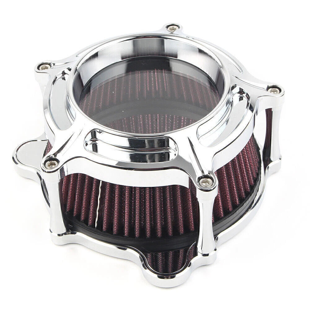 Air Cleaner Intake Filter for Harley Dyna Softail Fatboy Touring Glide (CHR)