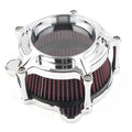 Air Cleaner Intake Filter for Harley Dyna Softail Fatboy Touring Glide (CHR)