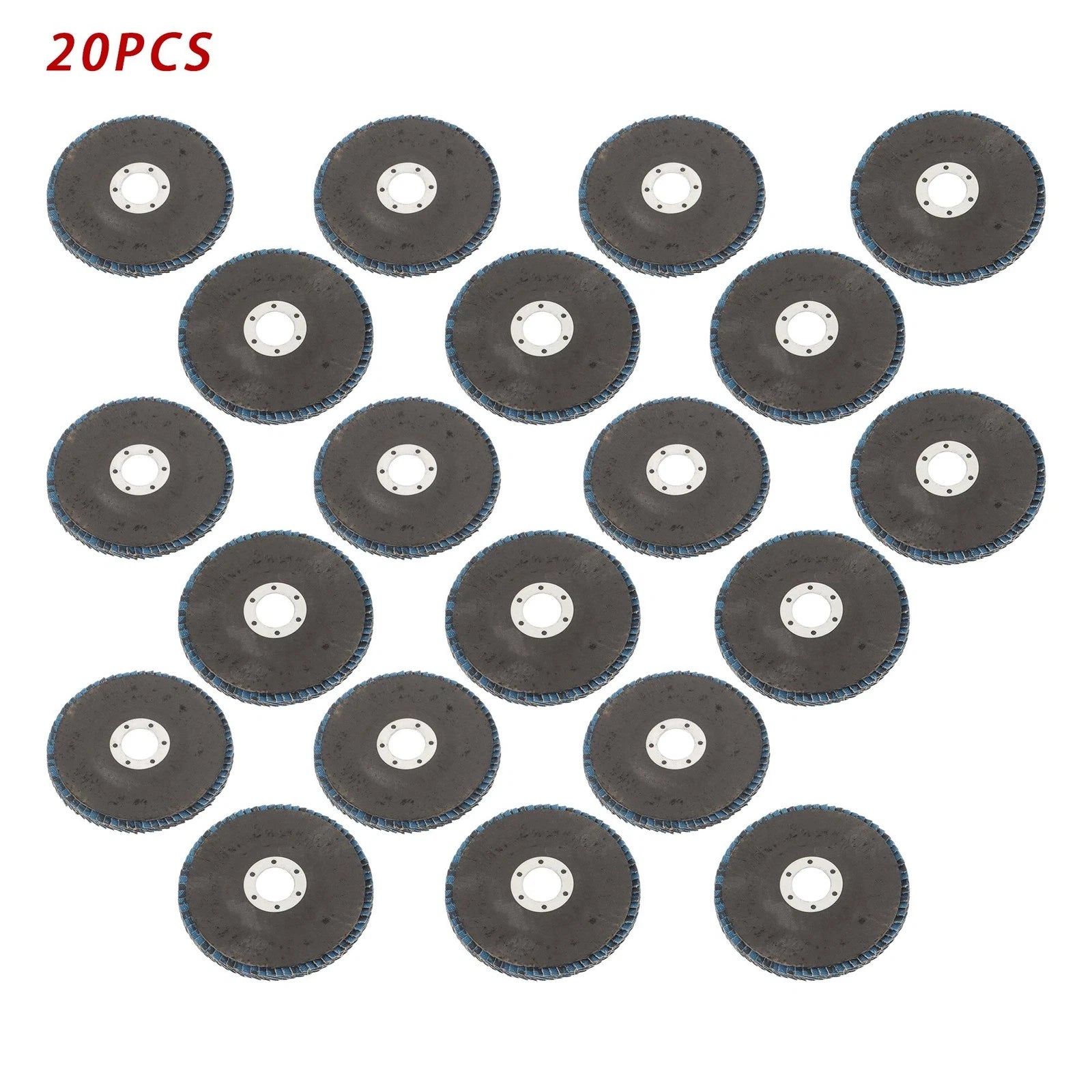 20PCS 60 Grit T29 Zirconia Flap Disc Sanding 4-1/2" × 7/8"