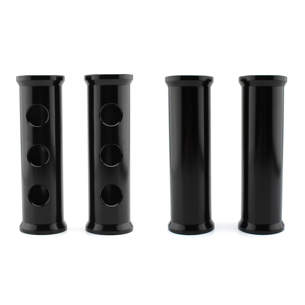 2 Pcs Front Fork Cover for Harley 883 1200 (2000–2021) Aluminum Black