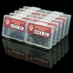 Fishing Hooks Set of 100 Carbon Steel