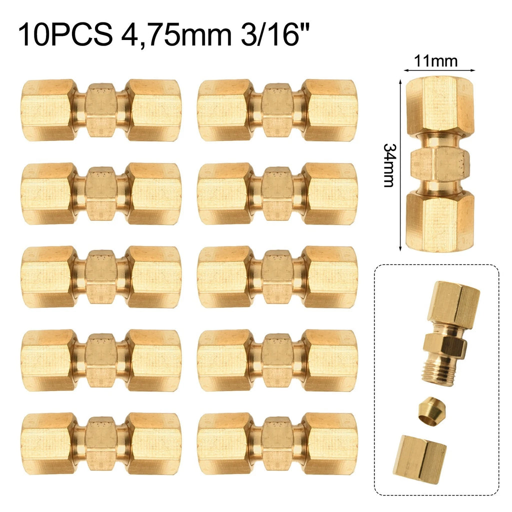 Brake Line Connector 4.75mm 3/16" for Ford