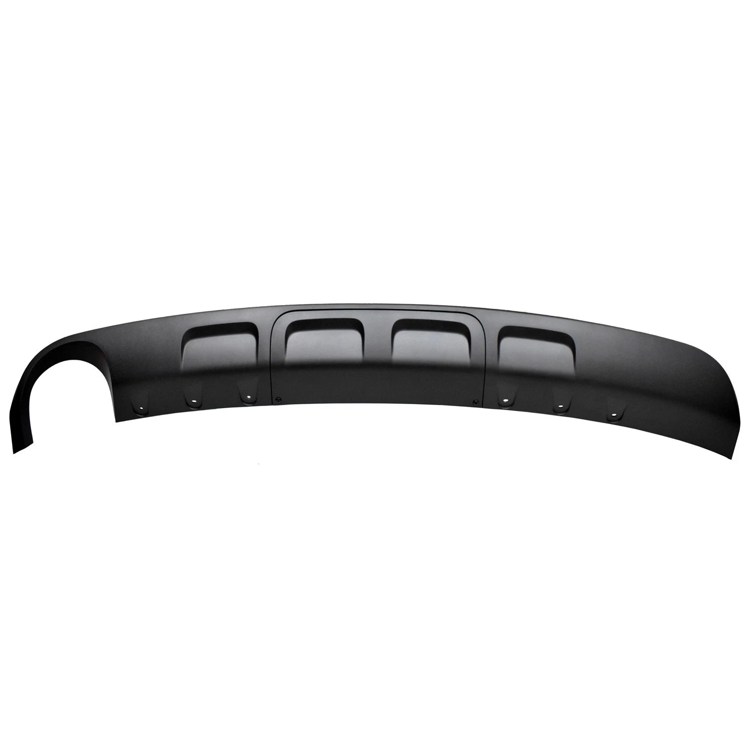 Replacement Black Textured Polypropylene Rear Lower Valance Panel