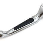 Chrome Vinyl Leather Clutch Lever w/ Mount Bracket for Harley Softail/Dyna (2008–2014)