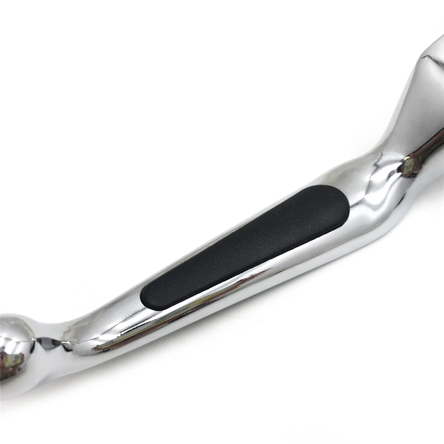Chrome Vinyl Leather Clutch Lever w/ Mount Bracket for Harley Softail/Dyna (2008–2014)
