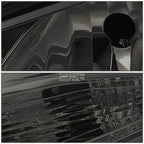 Pair of Smoked Housing Clear Corner Headlights for Ford Focus (2012–2014)