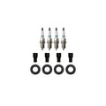 Set of 4 Denso Iridium Spark Plugs & NGK Coil Boots for Vibe Corolla Matrix (2003–2010)