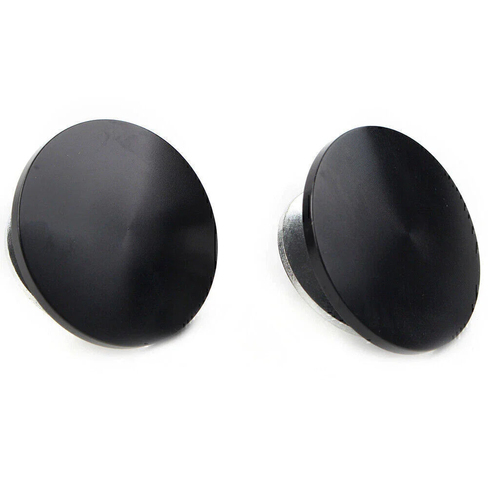 Black Aluminum Inner Fairing Mirror Plugs for Harley Street Glide Trike (2009-2023)