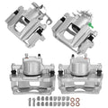 Front Rear Disc Brake Caliper Set for Chrysler Town&Country 2008-2012 w/Bracket