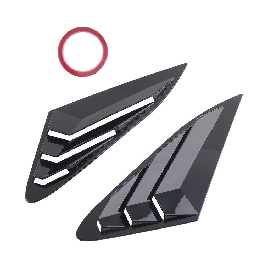 Car Louvers Quarter Window for Kia K5 LX LXS GT 2021-2025 Side Black