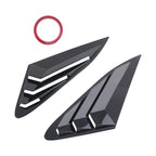 Car Louvers Quarter Window for Kia K5 LX LXS GT 2021-2025 Side Black