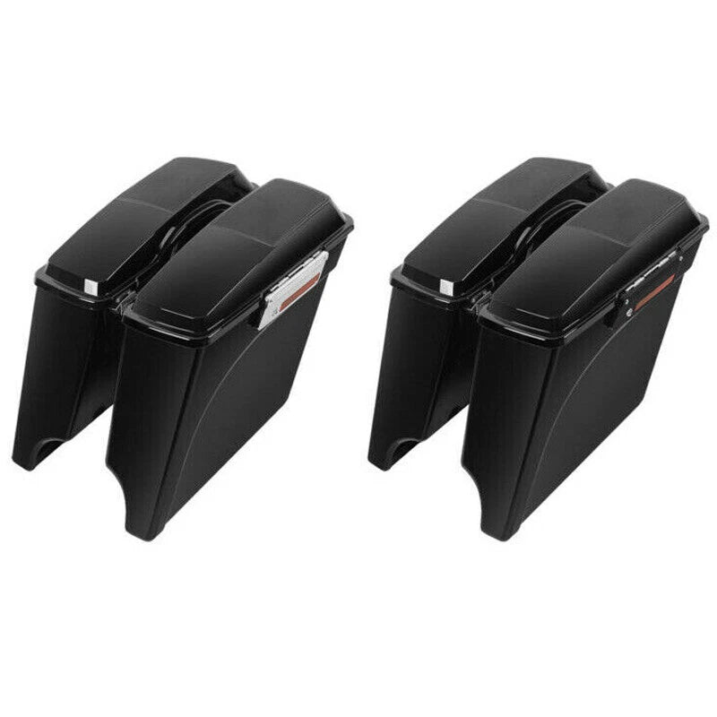 5" Extended Saddlebags 6x9" Speaker Lids for Harley Street Glide (1994–2013)