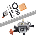 Carburetor and Air Filter Set for FS91R FC91 FS111 FC111 KM91R KM111R HT102