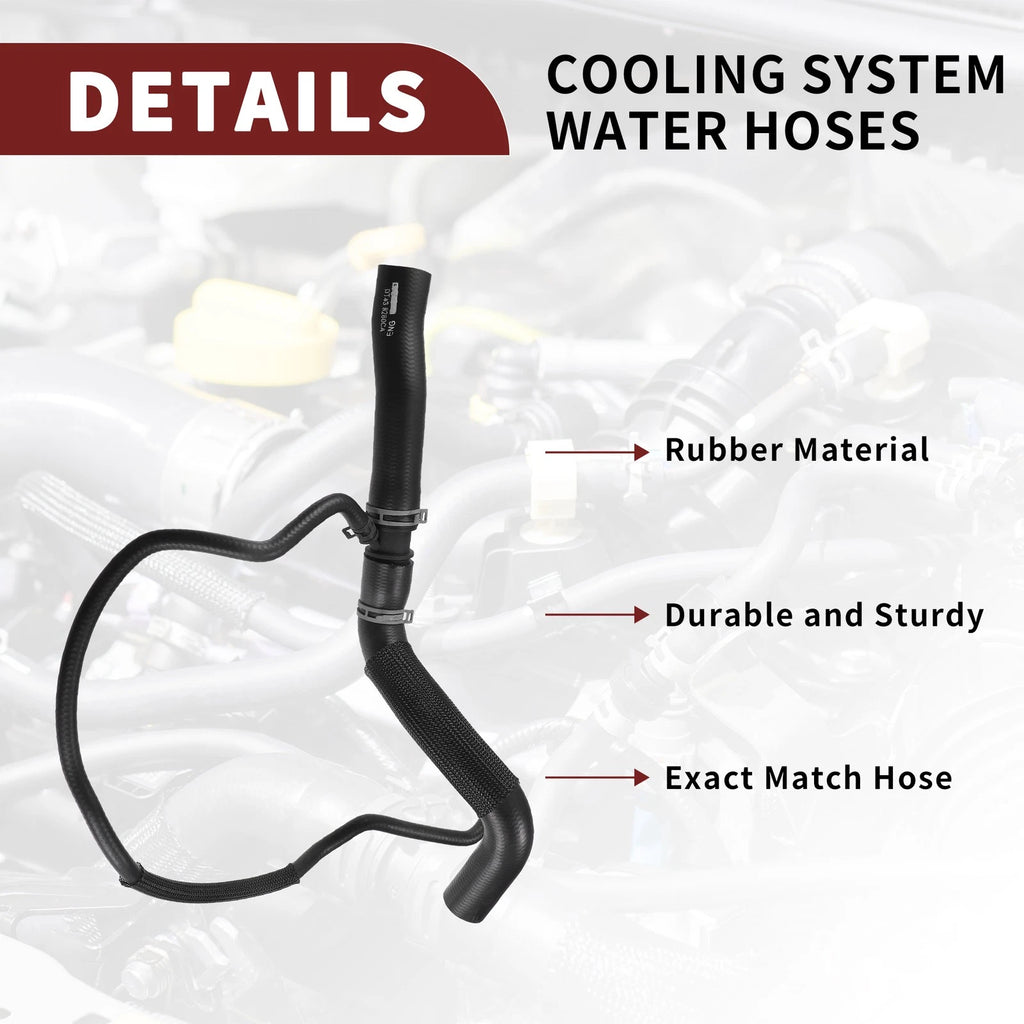 Radiator Coolant Hose for Ford Edge 2.0L (2012–2015) No.DT4Z8260A | Black