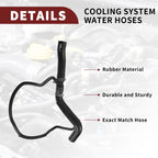 Radiator Coolant Hose for Ford Edge 2.0L (2012–2015) No.DT4Z8260A | Black
