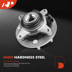2X Front Side Wheel Hub & Bearing Assembly for Ford F-150 (2004–2005)