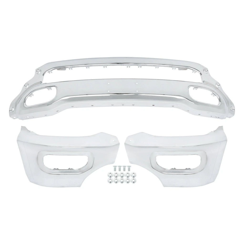 Front Bumper Replacement for RAM 1500 (2019–2024) Chrome Steel