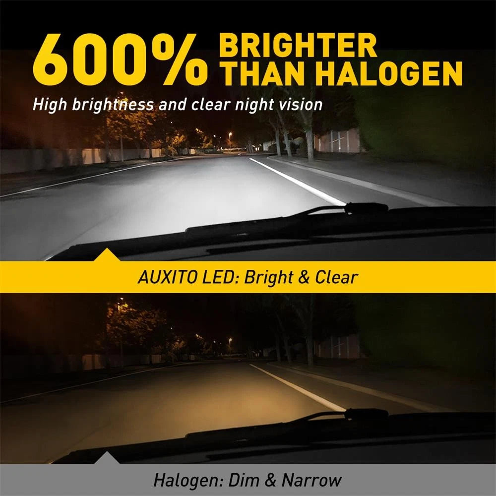 2X CANBUS 9005 LED Headlight Bulbs for High/Low Beam (HB3)