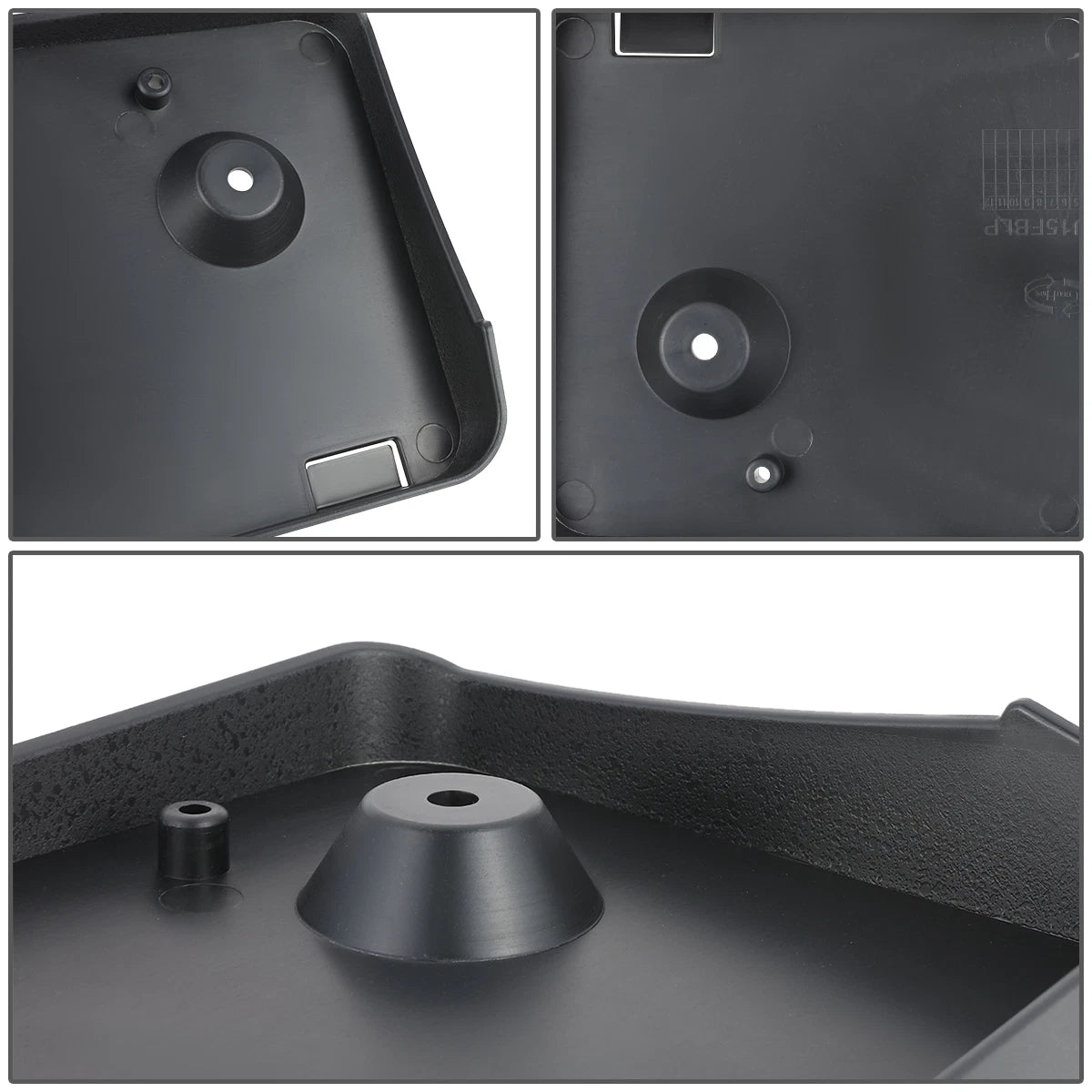 Front Bumper License Plate Mounting Bracket for Ford Mustang (2015–2017)