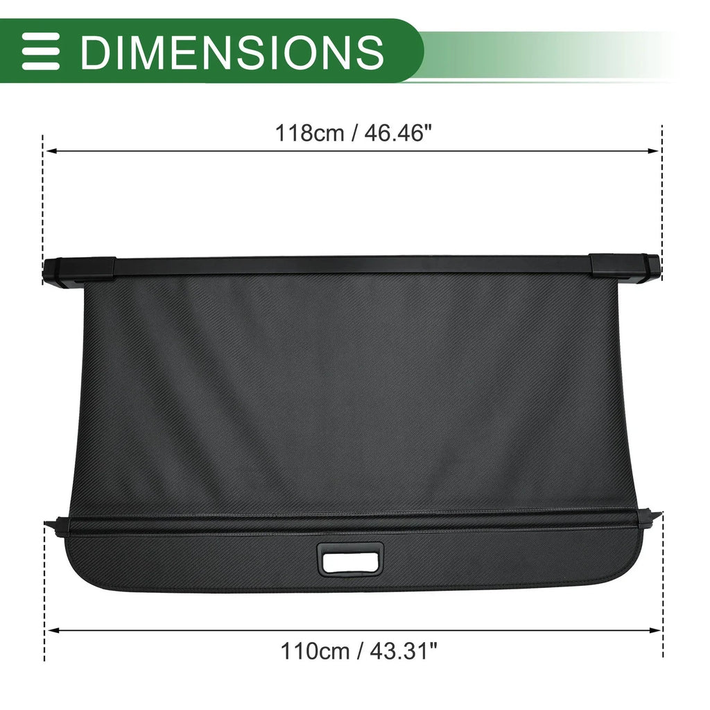 Retractable Cargo Cover for Mercedes-Benz B-Class W245 (2008-2011)