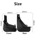 4 Pcs Mud Flaps Splash Guards for Geely Coolray (2021-2024)