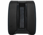 Leather Center Console Lid Armrest Cover for BMW E39 (1997–2003) Blue Stitch