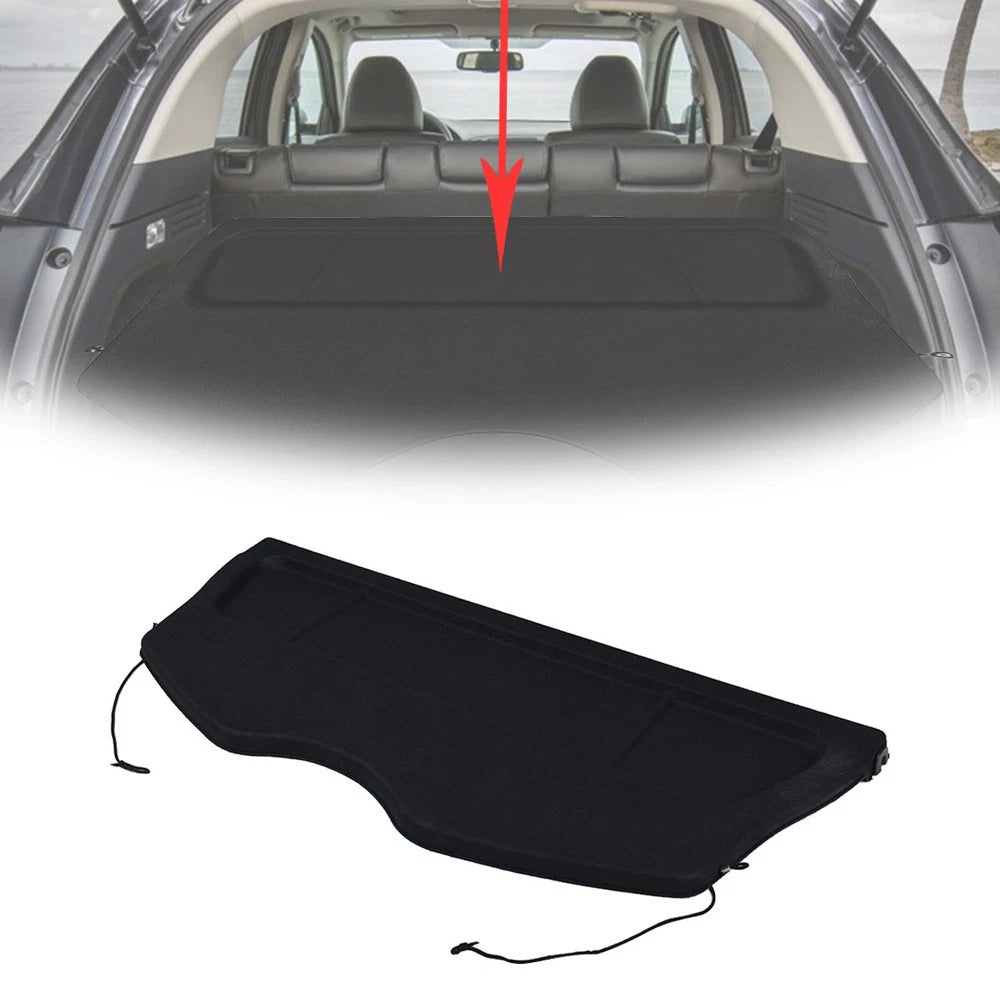 Rear Trunk Cargo Cover for Nissan Leaf (2013–2017) Black Protector
