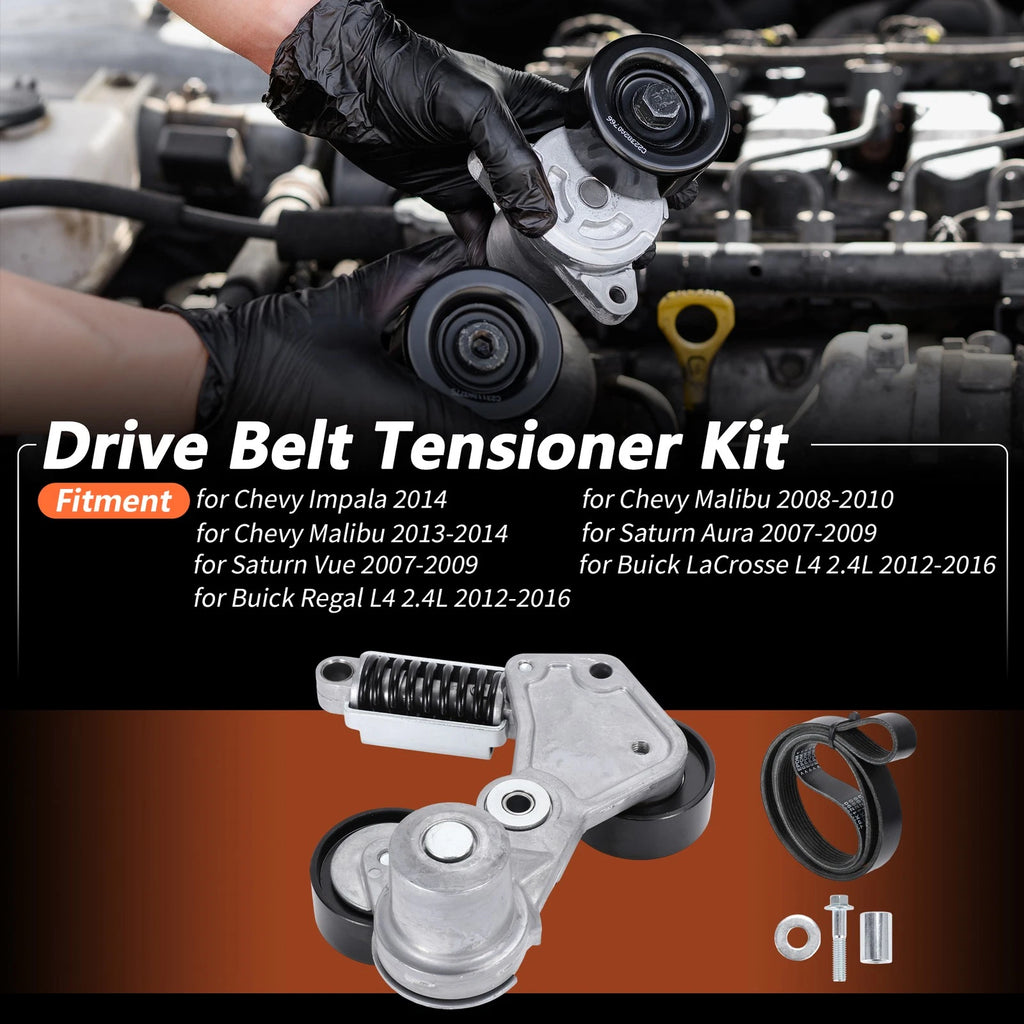 Set of 1 Drive Belt Tensioner Kit for Chevy Impala Malibu (2014) 12663047