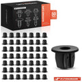 50Pcs Nylon Front Bumper Apron Nut Retainer Clips for Nissan 