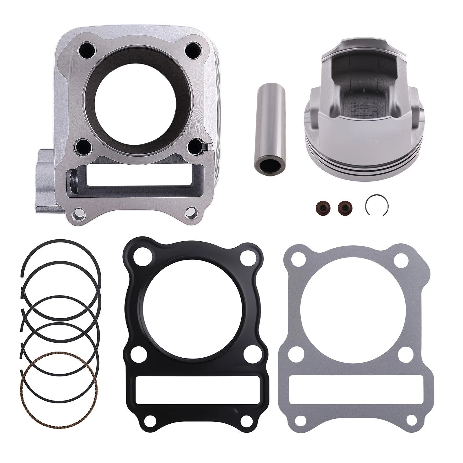 Complete Cylinder Top End Kit for Suzuki GN125 GS125 EN125 DR125 (1982–2013)