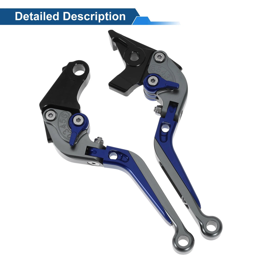 Adjustable Brake Clutch Levers for Honda X11 (1999–2002) Titanium Blue