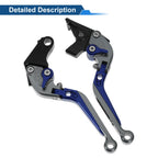 Adjustable Brake Clutch Levers for Honda X11 (1999–2002) Titanium Blue