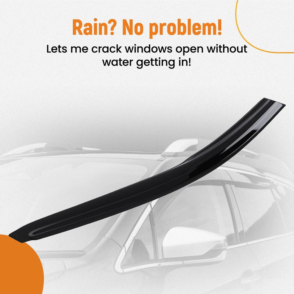 Set of 4 Window Visor Rain Guards for Toyota Corolla (2009-2013)