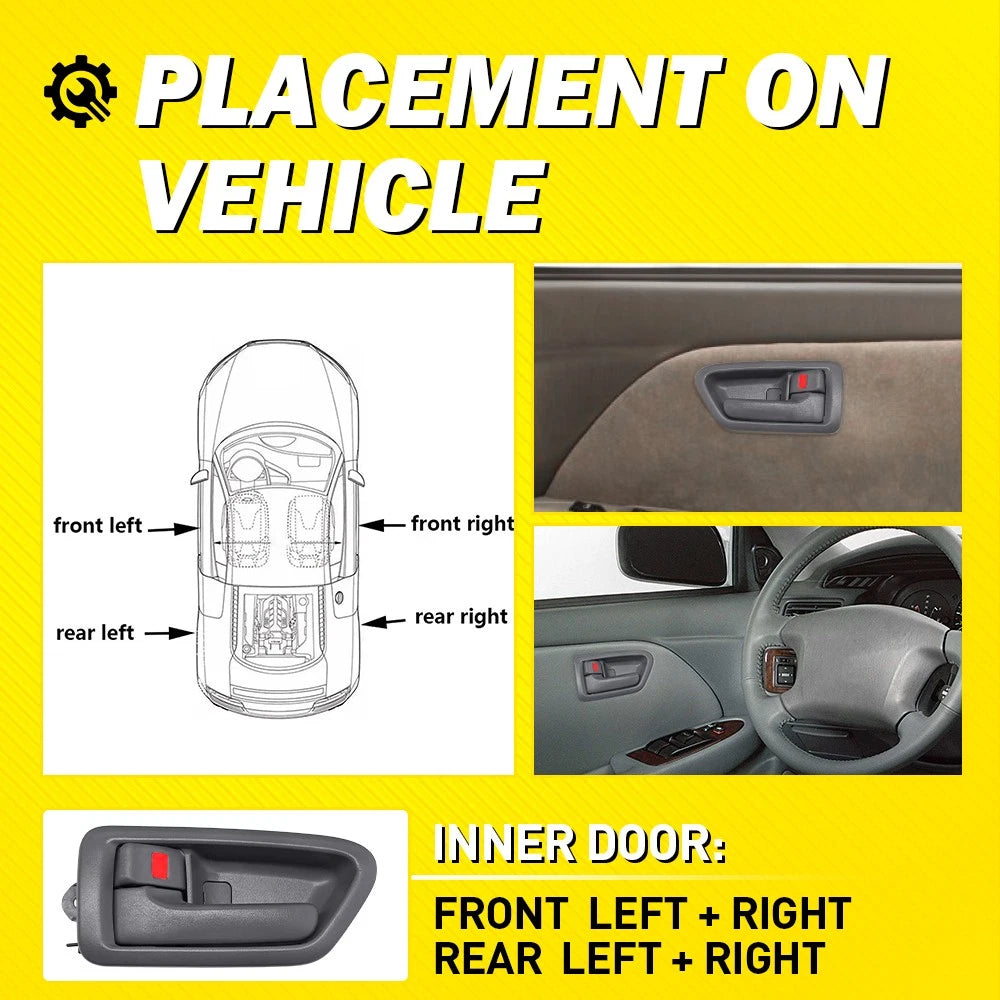 Set of 2 Side View Mirror Trim Covers for Toyota Corolla