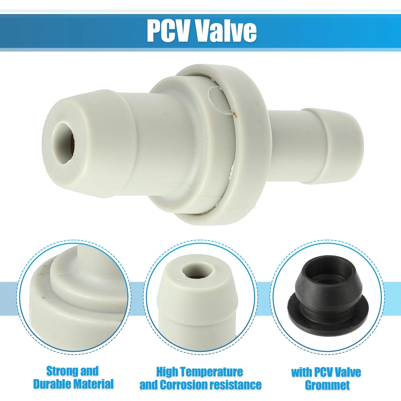 PCV Valve Grommet Kit for Toyota Corolla (1993–1997) No. 1220415050/9048018001