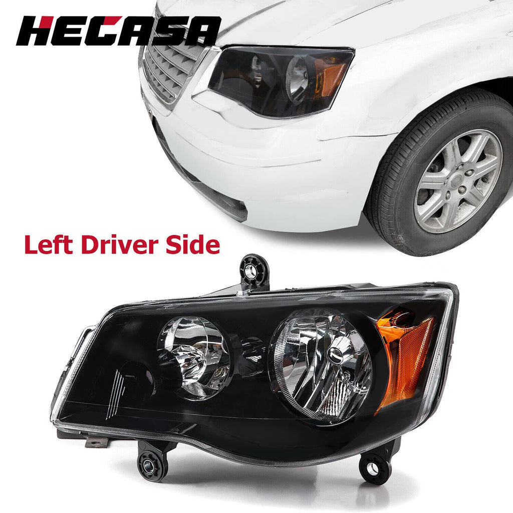 Left Driver Side Headlight for Dodge Grand Caravan, Town & Country (2011–2020)