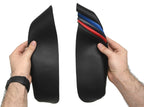 Leather Console Lid Armrest Cover for BMW E38 (1995–2001) M Style Stripes